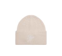 Tommy Hilfiger Script Cashmere Beanie AW0AW18515AEO - Woman - Cotton Beige 0.00 x 21.0 x 24.5