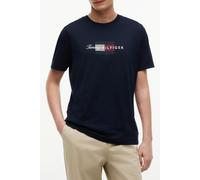 Tommy Hilfiger Script Flag Regular Tee Desert Sky size S | Print T-Shirts Outlet | Men S