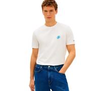 Tommy Hilfiger Men's Script Monogram Swimshop Tee MW0MW43066, White, S
