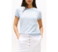 Tommy Hilfiger Script Regular Fit T-shirt In Breezy Blue size L | T-shirts Outlet | Women | Blue L