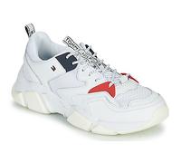 Tommy Hilfiger Shoes (Trainers) WMN CHUNKY MIXED TEXTILE TRAINER in White 6