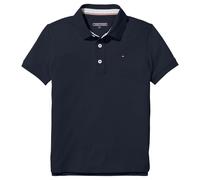 Cotton Mix Polo Shirt with Short Sleeves, 10-16 Years Navy Blue
