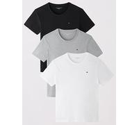 Tommy Hilfiger Signature Cotton Essential 3 Pack Loungewear T-Shirts - Assorted, Assorted, Size Xl, Men Assorted