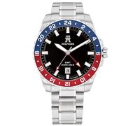 Tommy Hilfiger Silver Mens Analogue Watch Th85 Gmt 1792131
