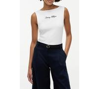 Tommy Hilfiger Slim Boat Neck Tank Top Ecru size L | Shirts Outlet | Women | Brown L