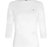 Tommy Hilfiger Slim Cody 3/4 Sleeve T-shirt White XS Woman