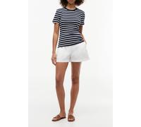 Tommy Hilfiger Women’s Short Sleeve Round Neck Slim Cody T-Shirt, Multicolor (Dark Night Navy/Ecru STP), S