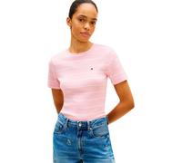 Tommy Hilfiger Slim Cody Short Sleeve T-shirt Pink M Woman