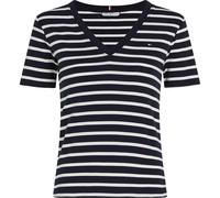 Tommy Hilfiger Slim Cody Short Sleeve V Neck T-shirt Multicolor M Women