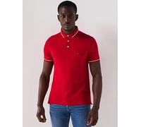 Tommy Hilfiger Slim Fit Tipped Polo Shirt - Red, Red, Size 2Xl, Men Red