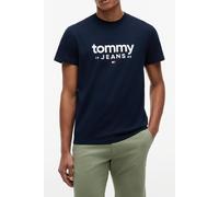 Tommy Hilfiger Slim Graphic Tee Dark Night Navy size L | Basic T-Shirts Outlet | Men | Black L