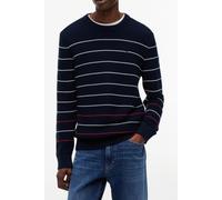 Tommy Hilfiger Slim Stripe Sweater Dark Night Navy Stripe size L | Sweaters Outlet | Men | Black L