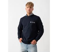 Tommy Hilfiger Men’s Round Neck Small Crest Outline Sweatshirt, Blue (Desert Sky), XL