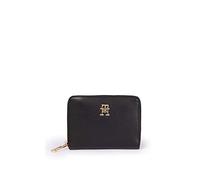 Tommy Hilfiger - Small women's wallet with monogram plaque, Black, One size