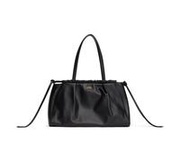 Tommy Hilfiger Soft Leather Shoulder Bag Genuine Leather 42 cm black