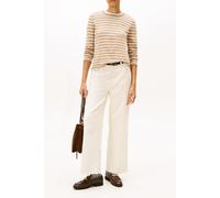 Tommy Hilfiger Soft Wool C-neck Loose Sweater Safari Canvas Heather/ivory P size L | Sweaters Outlet | Women L
