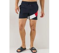 Tommy Hilfiger Colour Blocked Slim Fit Mid Length Swimming Shorts Blue 2XL Men