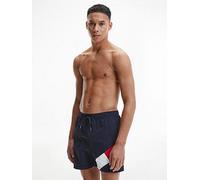 Tommy Hilfiger Colour Blocked Slim Fit Mid Length Swimming Shorts Blue S Men