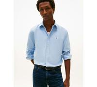 Tommy Hilfiger Solid Heritage Mens Long Sleeve Oxford Shirt - Shirt Blue - Shirt Blue - L