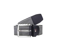Tommy Hilfiger Square Buckle Textured Belt - 85, Horseradish