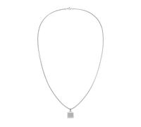 Tommy Hilfiger Square Necklace Stainless Steel 2790543 - Man Silver