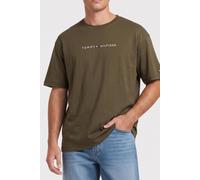 Tommy Hilfiger Ss Logo Tee Army Green size XL | Basic T-Shirts Outlet | Men | Green XL