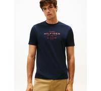 Tommy Hilfiger Stack Hilfiger Mens Graphic T-Shirt - Desert Sky - Desert Sky - XL