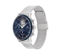 Tommy Hilfiger Analogue Multifunction Quartz Watch for Men with Skeleton Subdial and Stainless Steel Bracelet or Leather Strap
