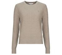 Tommy Hilfiger Sweater CO CABLE FINE GG C-NK LS SWT in Beige EU M