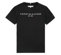 Tommy Hilfiger Boy's Essential Tee S/S Black | Size: 8 Years Tommy Hilfiger Black 8 Years