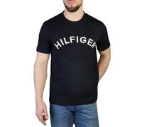 Tommy Hilfiger T Shirt Size XL Blue Cotton Short Sleeve White Embroidered Logo