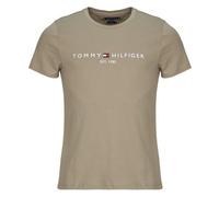 Tommy Hilfiger T shirt TOMMY LOGO TEE in Beige EU S