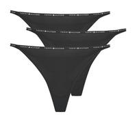 Tommy Hilfiger Tanga briefs 3 PACK MULTI SHAPE BOTTOM in Black EU M