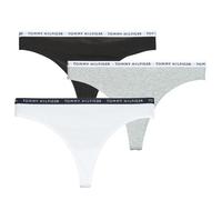Tommy Hilfiger Thong Grey White Black (3 Units) - S