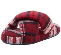 Tommy Hilfiger Tartan Check Home Slipper, Red, 2.5/3.5