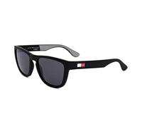 Tommy Hilfiger Square Mens Black Grey Sunglasses - One Size