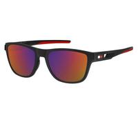 Tommy Hilfiger TH 1951/S BLX/MI Man Sunglasses Plastic Black-opaque Red Squared Infrared