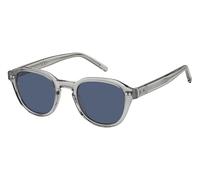 Tommy Hilfiger Men's Round Sunglasses 49 cm Clear