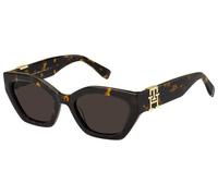 Tommy Hilfiger Woman TH 1979/S 086/70 Sunglasses Acetate Havana Brown Cat Eye