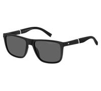 Tommy Hilfiger TH 2043/S 003/M9 Man Sunglasses Plastic Black Grey Squared Polarized