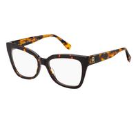 Tommy Hilfiger TH 2053 086 Woman Optical frames Acetate Havana Squared