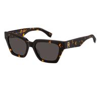 Tommy Hilfiger TH 2101/S 086/IR Woman Sunglasses Acetate Havana Grey Geometric