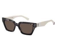 Tommy Hilfiger TH 2101/S TCB/70 Woman Sunglasses Acetate Havana Brown Geometric