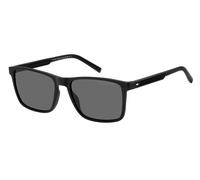 Tommy Hilfiger TH 2201/S 807/M9 Man Sunglasses Eco-poliame Black Grey Squared Polarized