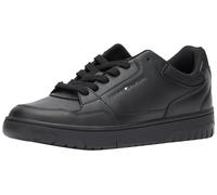 Tommy Hilfiger Th Basket Core Leather, Black, 6.5