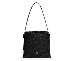 Tommy Hilfiger TH Braided Shoulder Bag 25 cm black