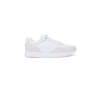 Tommy Hilfiger Women's Th Chic Eva Runner Mesh FW0FW09465 Low Top, White (White), 6