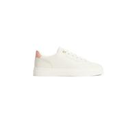 Tommy Hilfiger Women’s Cupsole Trainers Feminine in Leather, Pink (White/Porcelain Pink), 6.5