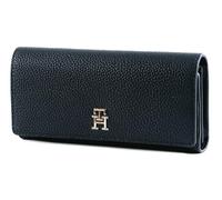 Tommy Hilfiger TH Emblem LRG Flap Wallet, Blue, One Size