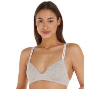 Tommy Hilfiger Womens Icon 2.0 Lightly Lined Triangle Bra - Grey - Size X-Large